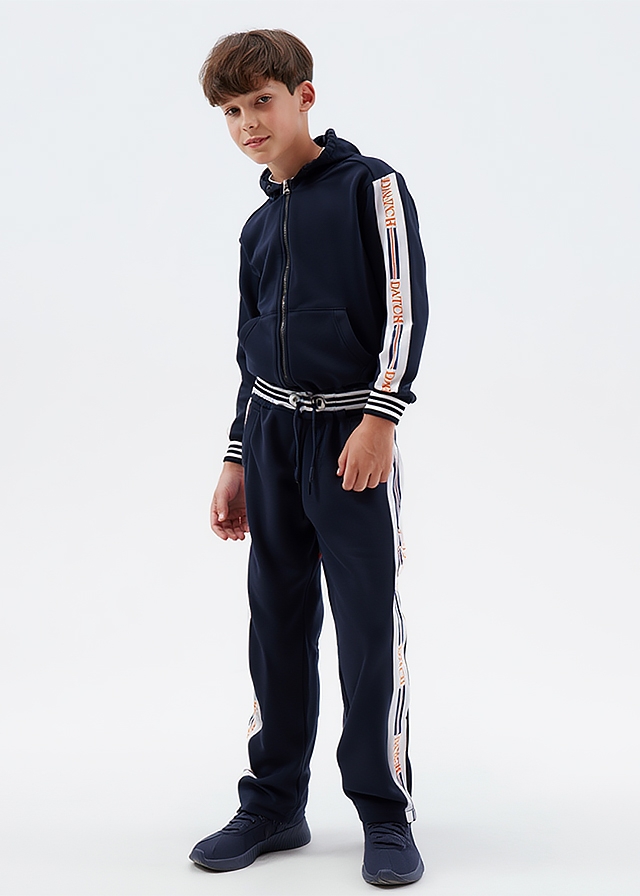 Кофта, з капюшоном, Темно-синій, DATCH Італія, 26VL