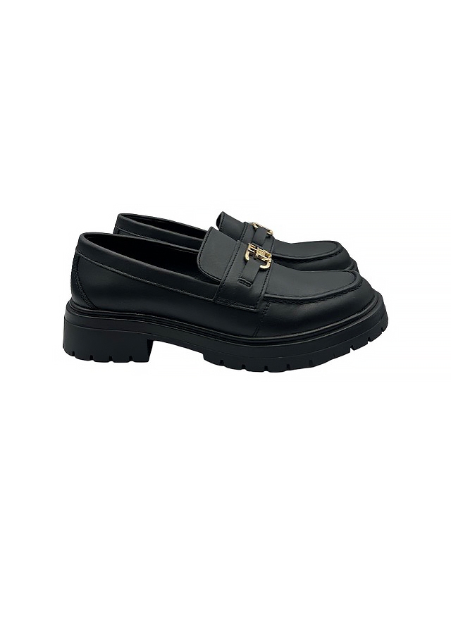 Туфлі, BASSA, Чорний, TOMMY-HILFIGER США, 25OZ