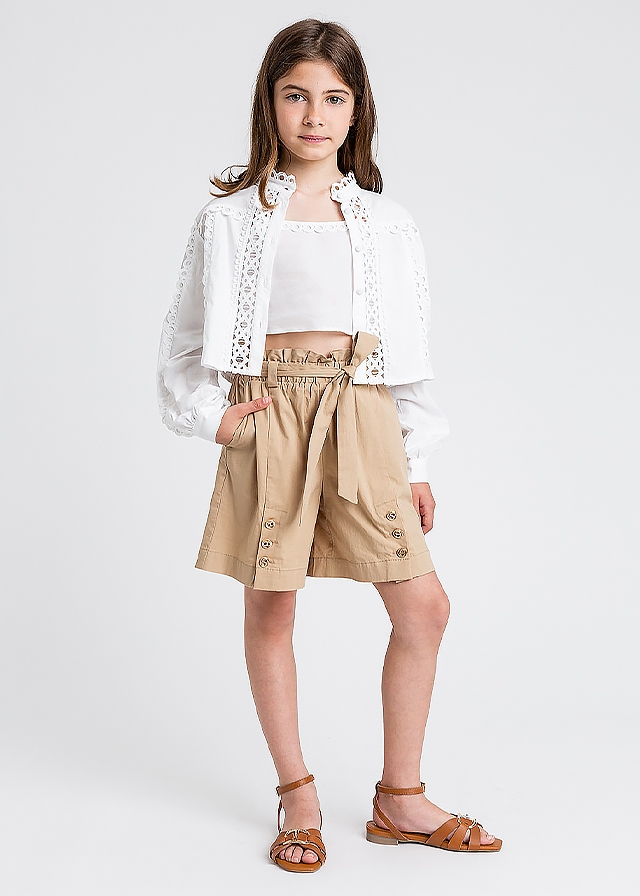 Шорти, Бежевий, TWINSET Італія, 25VL