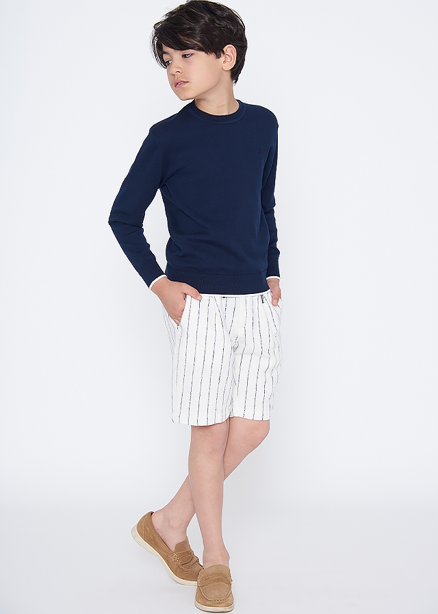 Шорти, в синю смужку, Кремовий, JECKERSON Італія, 25VL