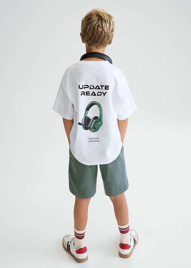 Комплект, Футболка + шорти, Зелений, Mayoral Іспанія, 26VL