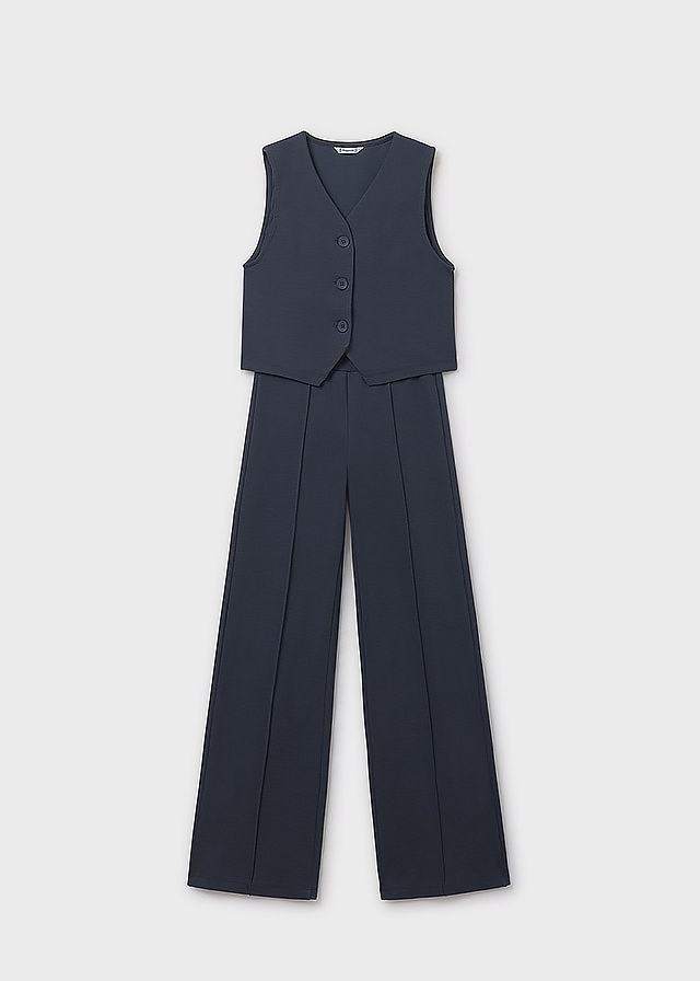 Комплект, Жилет + штани, Синій, Mayoral Іспанія, 26OZ