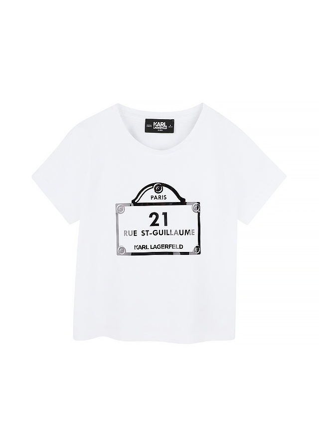 Футболка, Білий, Karl Lagerfeld  Німеччина, 25VL