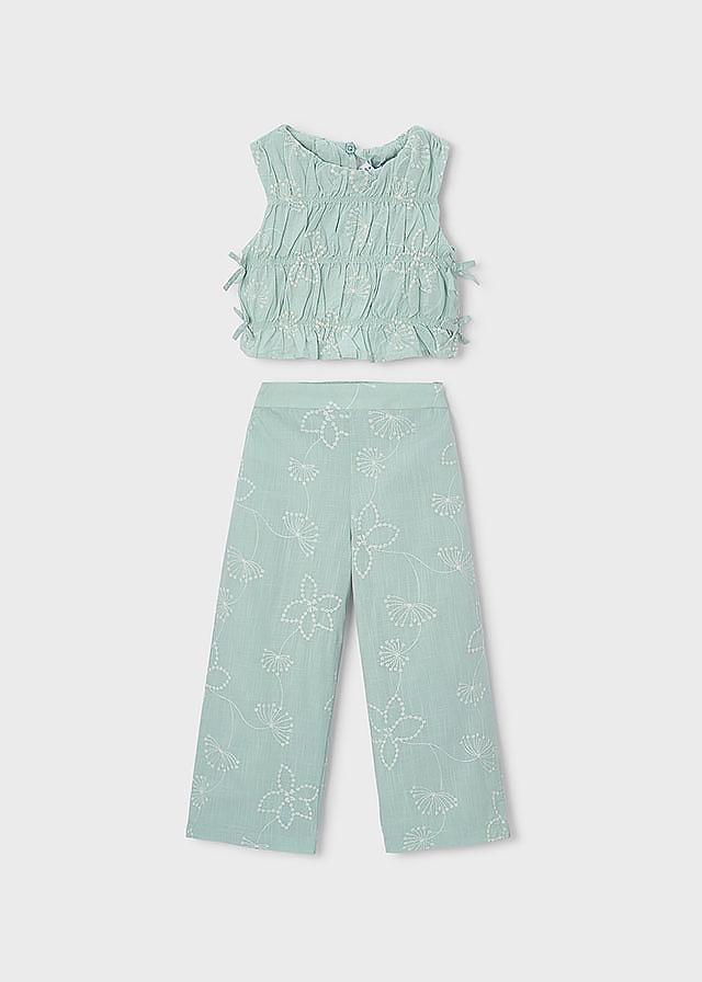 Комплект, Блуза + штани, М'ятний, Mayoral Іспанія, 26VL Комплект, Блуза + штани, М'ятний, Mayoral Іспанія, 26VL
