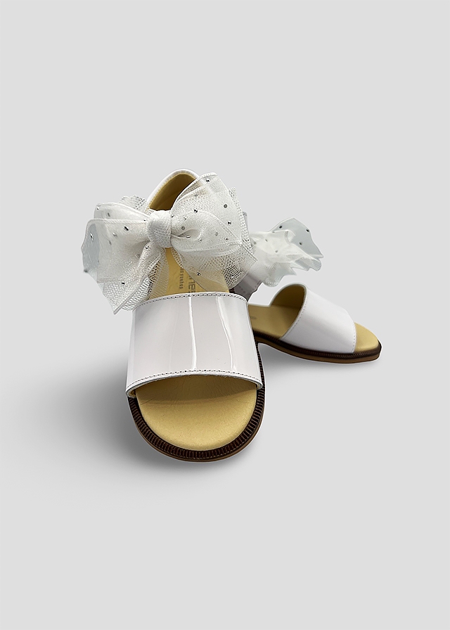 Сандалі, лакові, Білий, ANDANINES Іспанія, 25VL