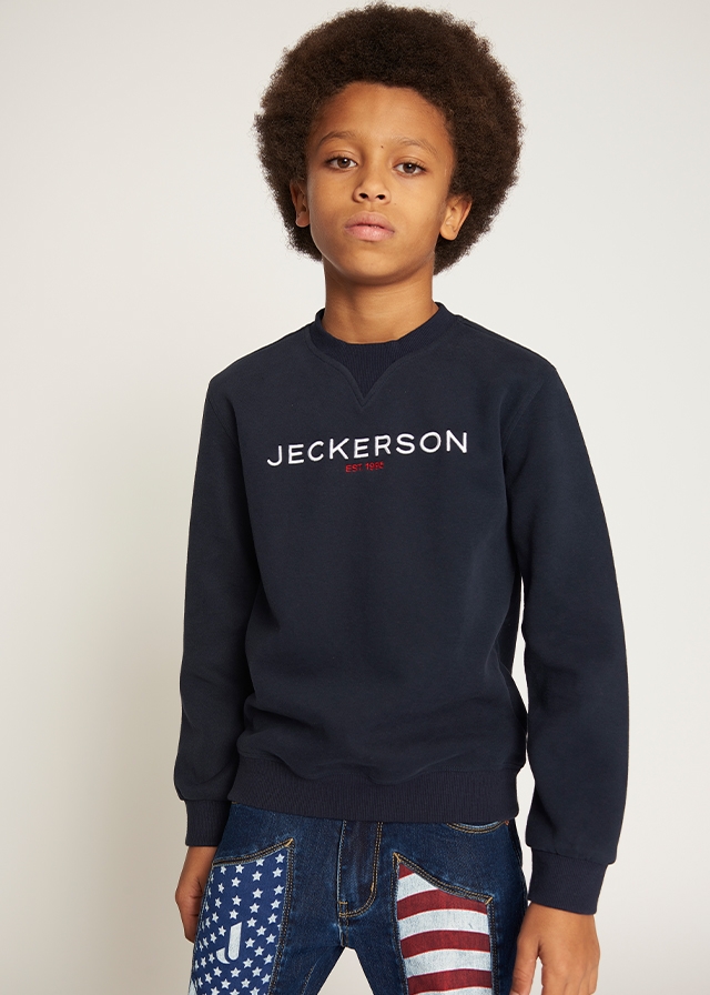 Пуловер, Темно-синій, JECKERSON Італія, 25OZ