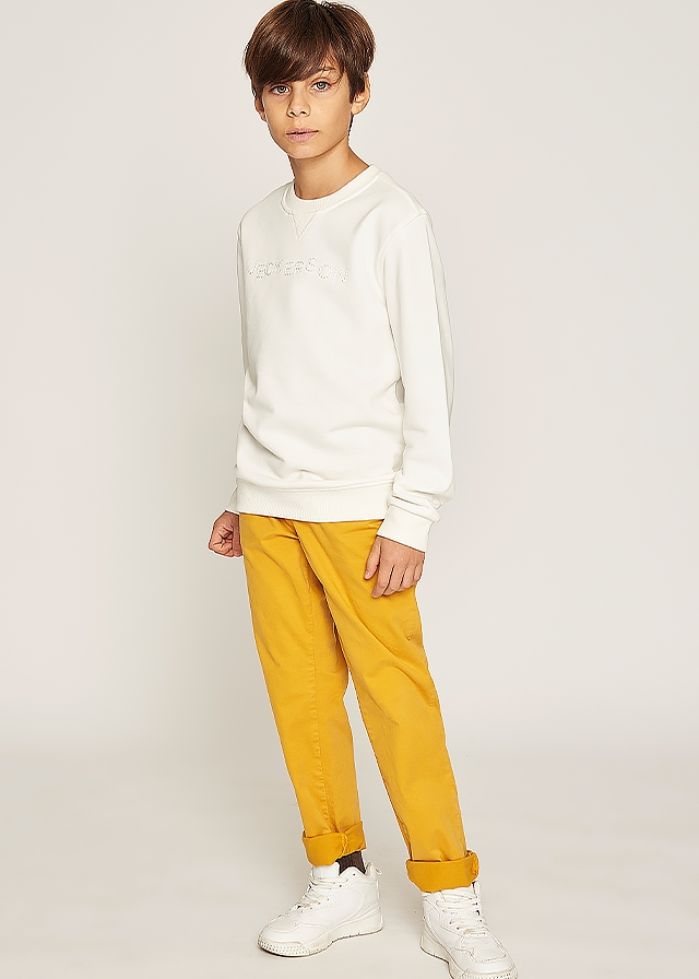 Пуловер, Білий, JECKERSON Італія, 25OZ