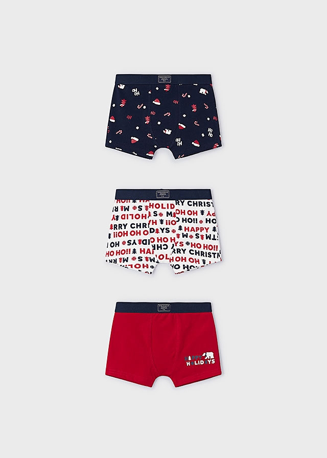 Білизна, Труси  3 шт. Червоний,, Темно-синій, Mayoral Іспанія, 25OZ