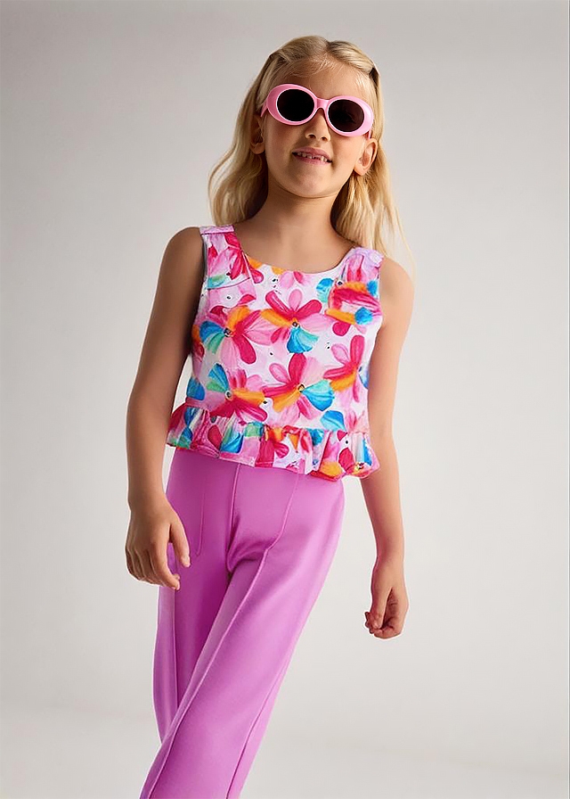 Футболка, Блуза, Фуксія, Mayoral Іспанія, 25VL