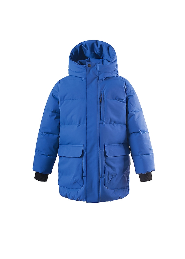 Куртка, TIGER EYE з капюшоном . тепла та водонепроникна, Синій, GOSOAKY Нідерланди, 26OZ