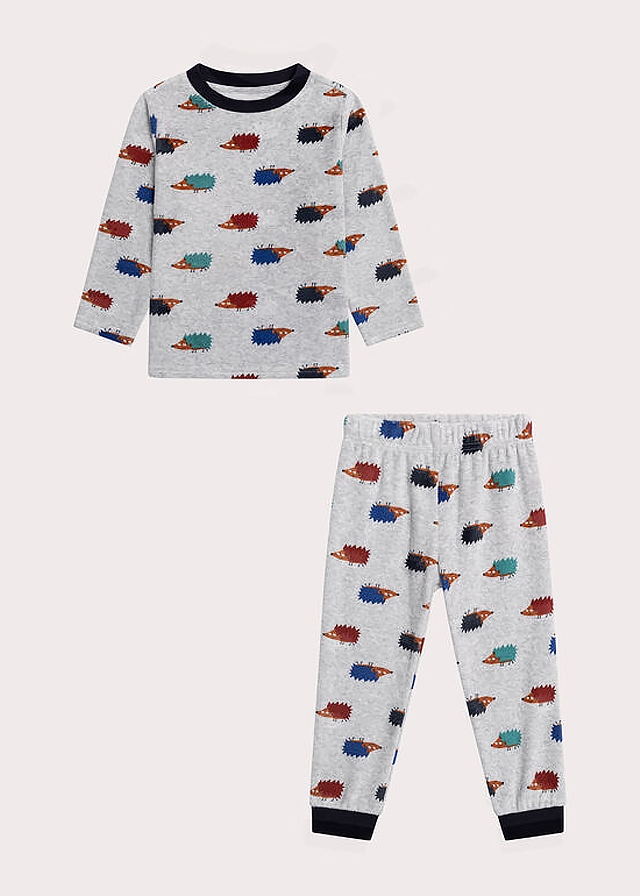 Піжама, велюрова. Джемпер + штани, Сірий, Du pareil au meme Франція, 26OZ