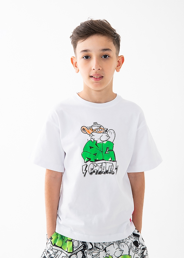 Футболка, Темно-сірий, SPRAYGROUND США, 26VL