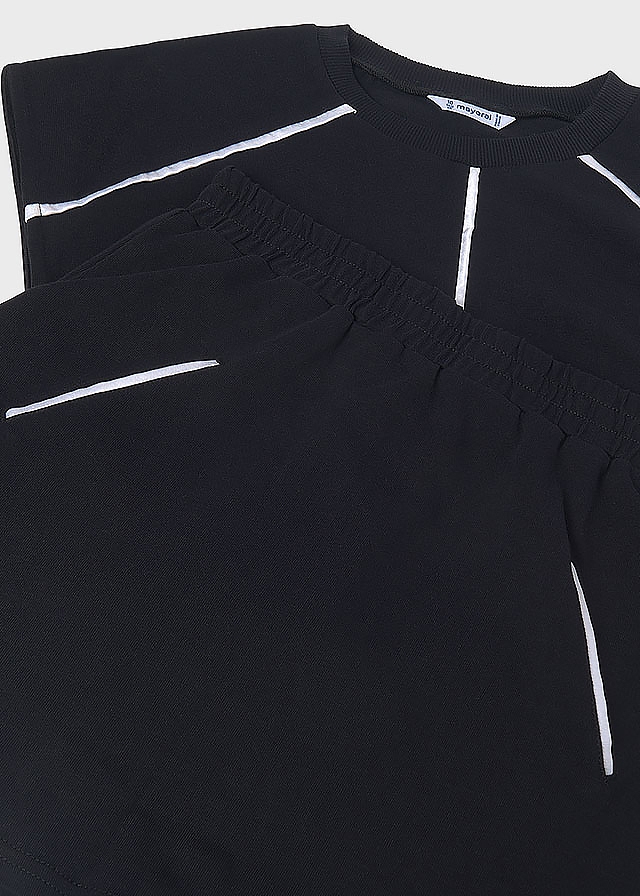 Комплект, Футболка + спідниця, Чорний, Mayoral Іспанія, 26VL