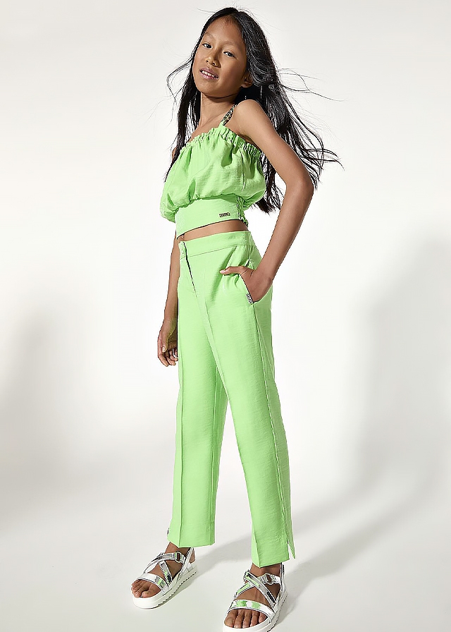 Футболка, Топ з люрексом, Зелений, LIU JO Італія, 25VL