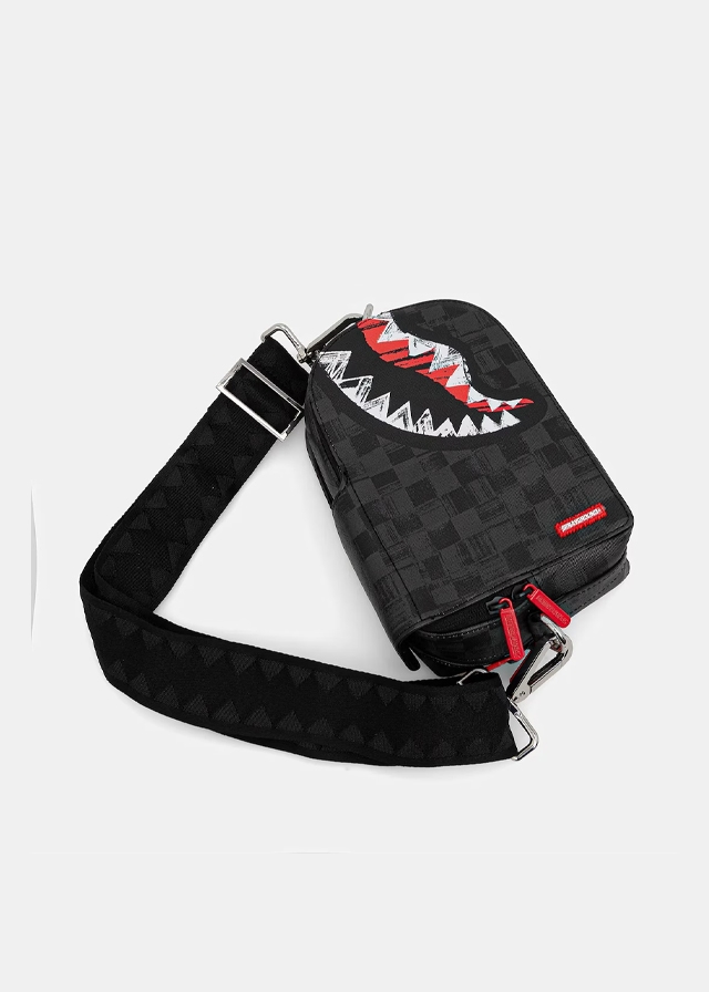 Сумка  20см х 7см х 16см, Темно-сірий, SPRAYGROUND США, 26VL