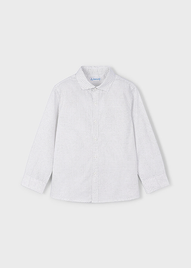 Сорочка, довгий рукав, Білий, Mayoral Іспанія, 26OZ