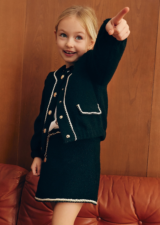 Спідниця, Чорний, AbelLula Іспанія, 26OZ