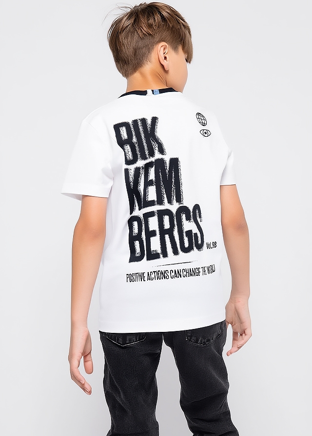 Футболка, Білий, Bikkembergs Італія, 26VL