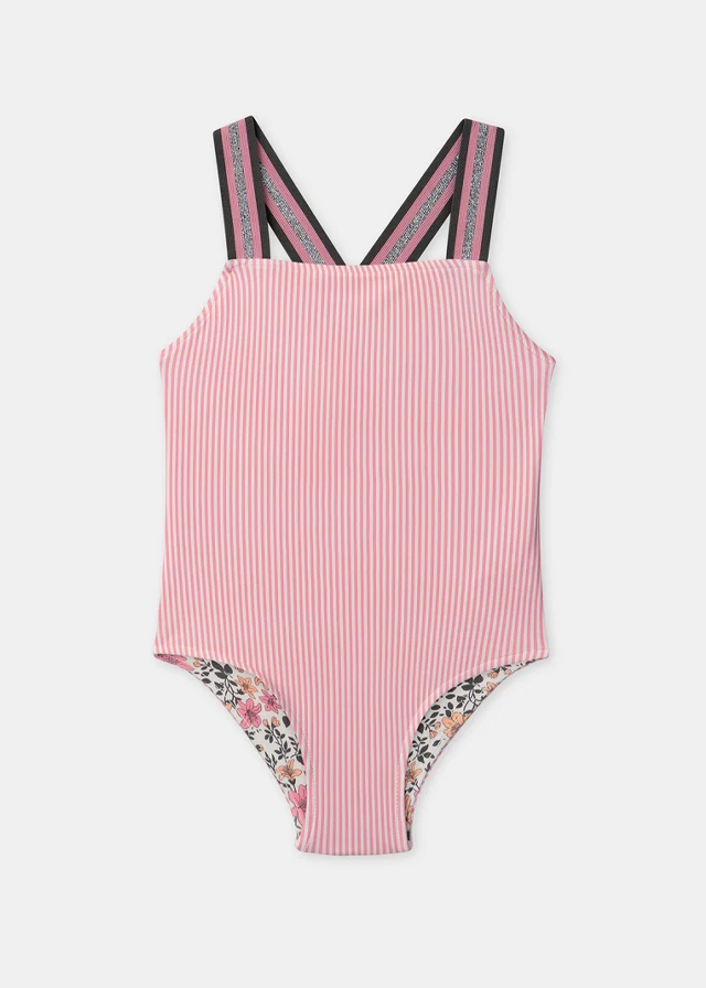 Купальник, Суцільний двосторонній, Рожевий, Sergent Major Франція, 26VL