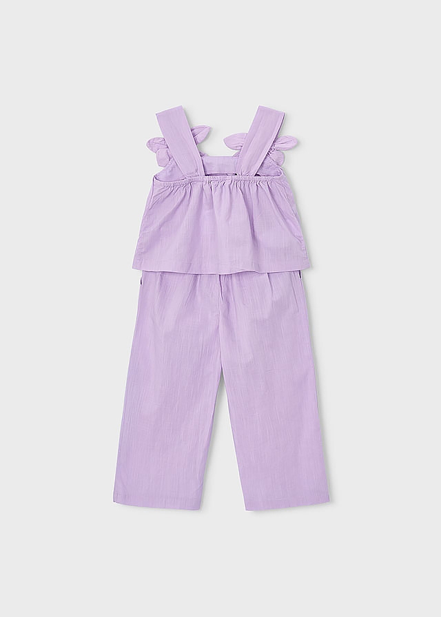 Комплект, Блуза + штани, Бузковий, Mayoral Іспанія, 26VL